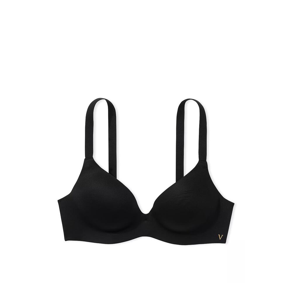 VICTORIA'S SECRET BARE Infinity Flex Perfect Shape Wireless PushUp Bra Black 38D